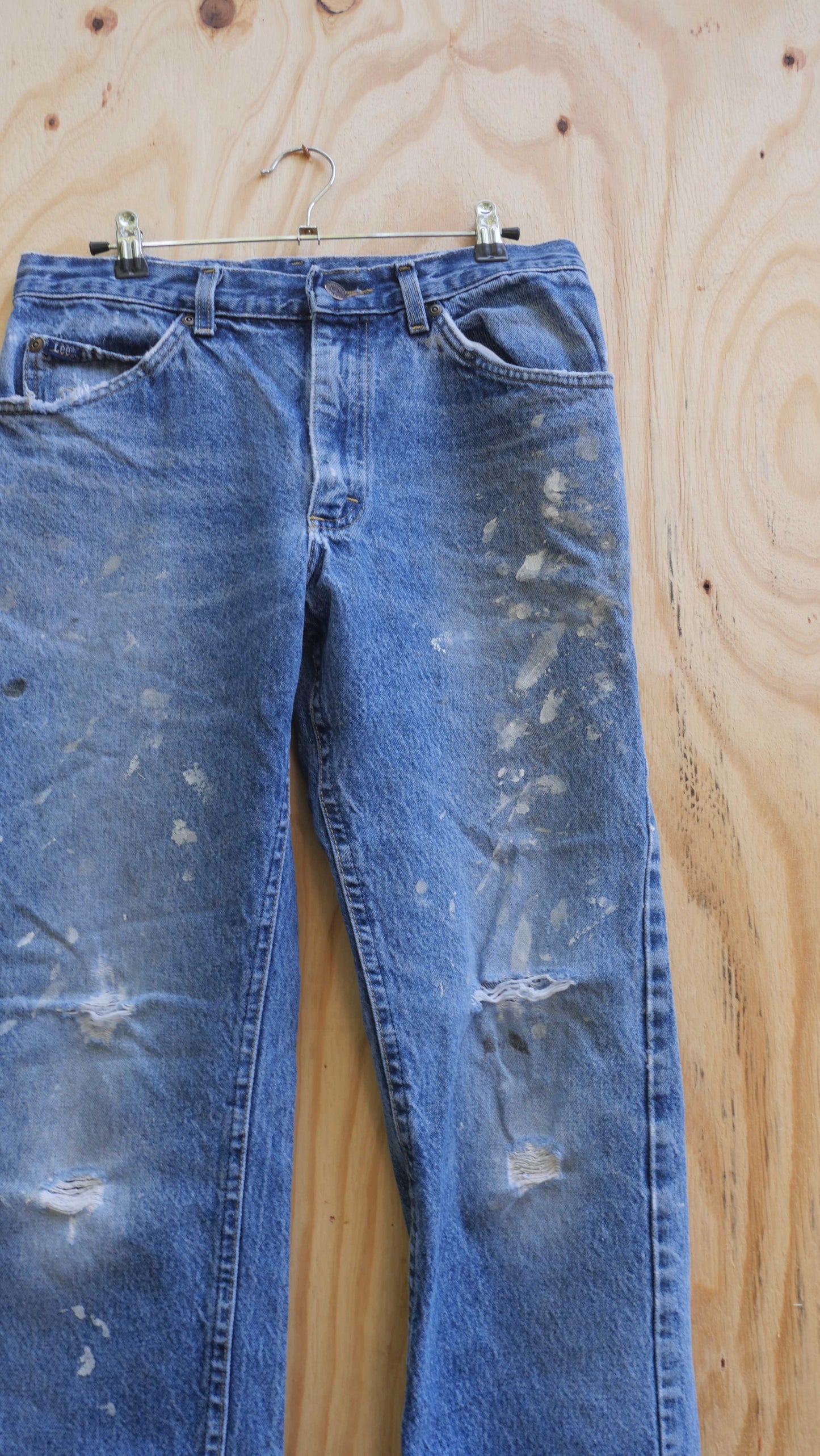 1980s Distressed Lee Denim | 30