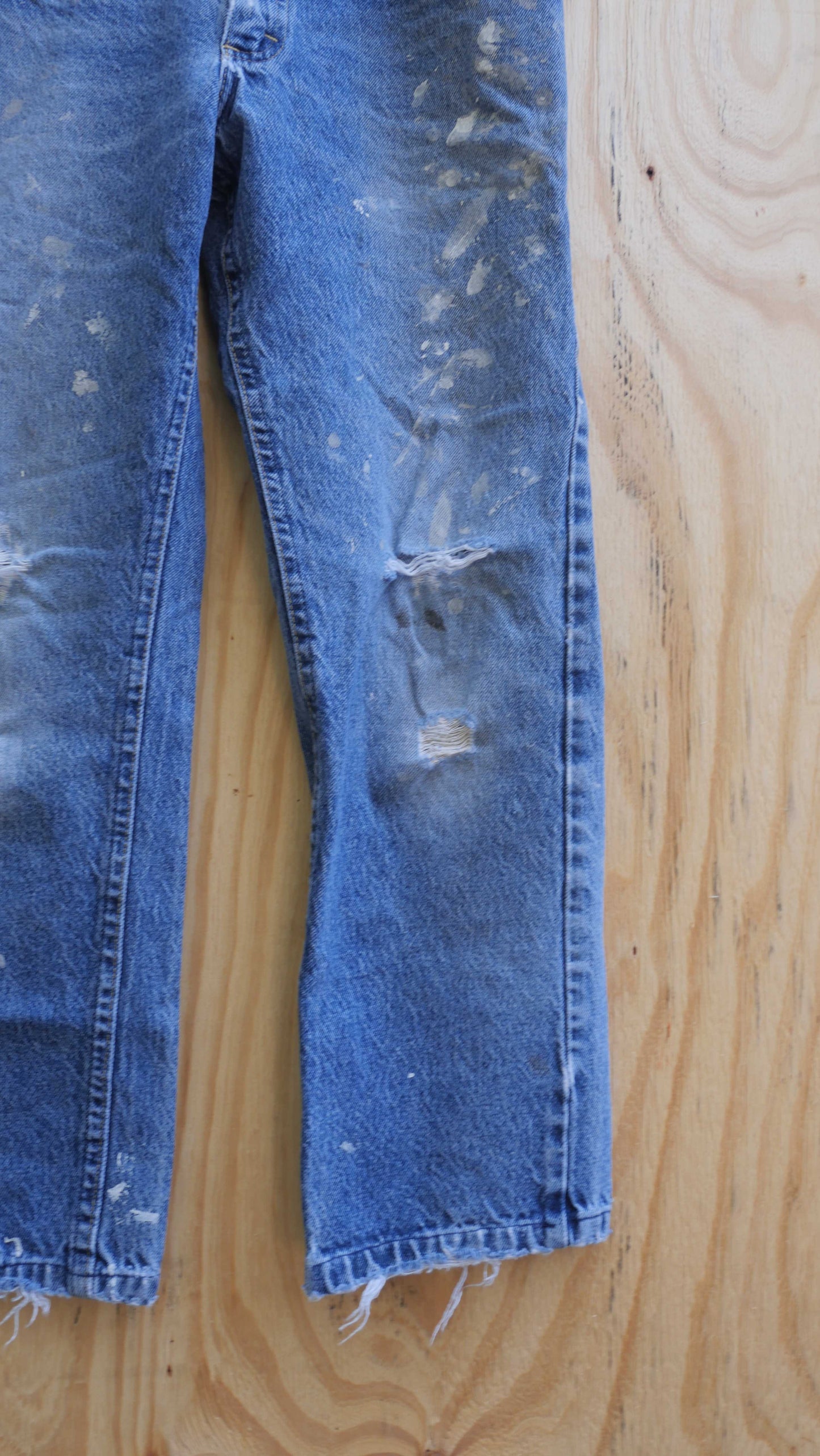 1980s Distressed Lee Denim | 30