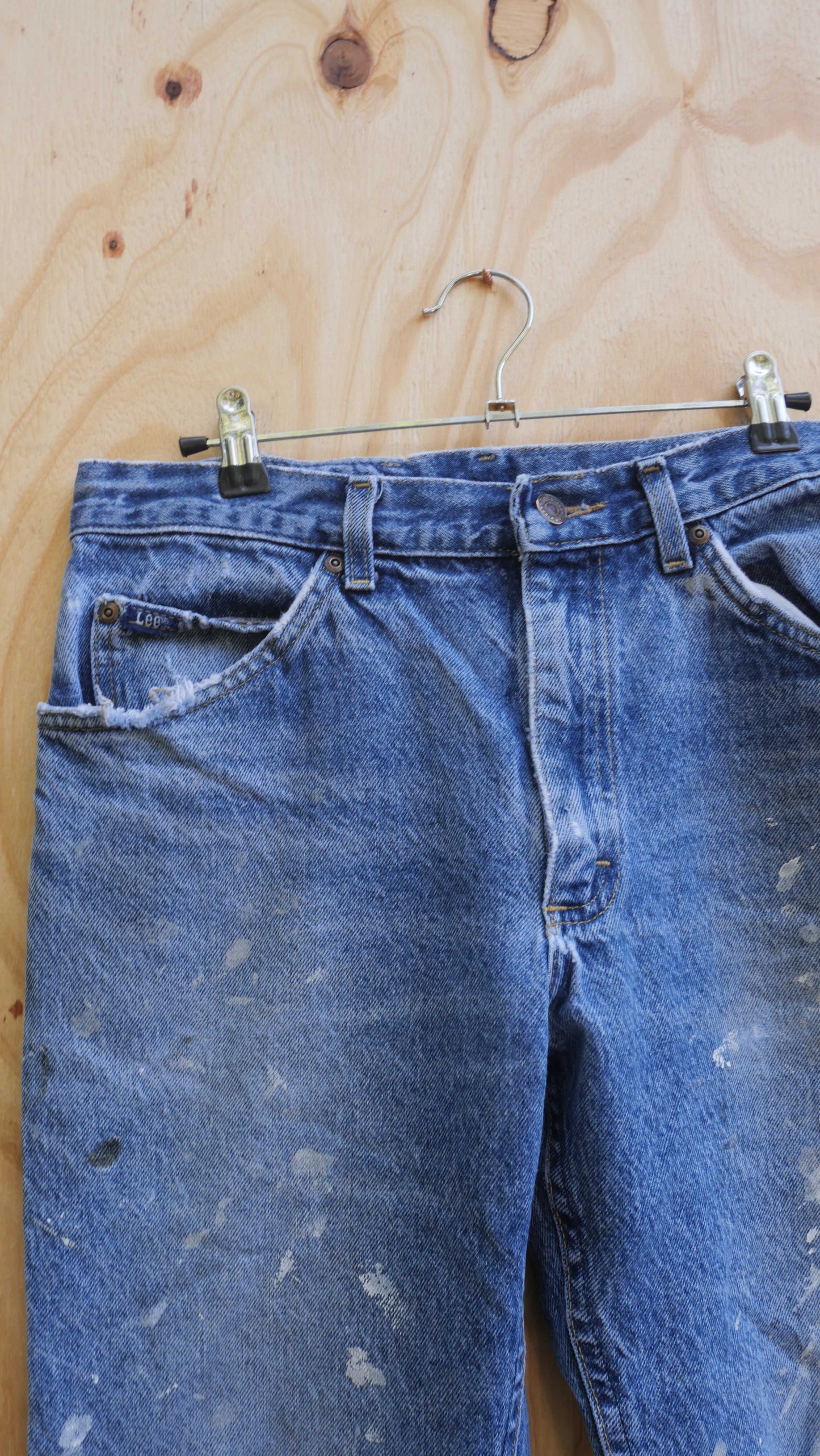 1980s Distressed Lee Denim | 30
