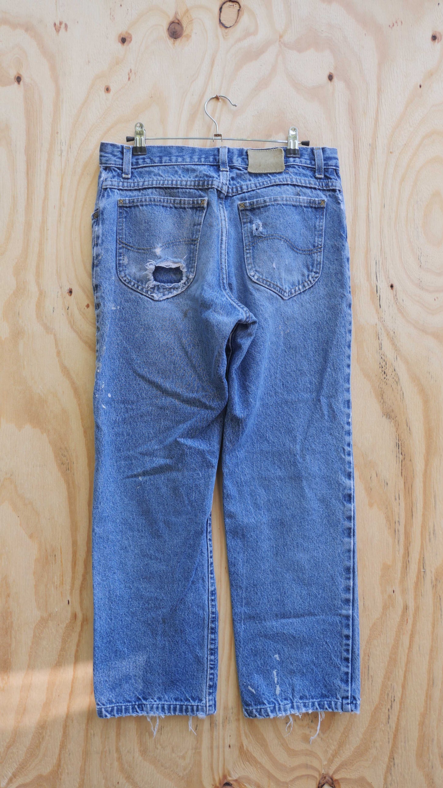 1980s Distressed Lee Denim | 30