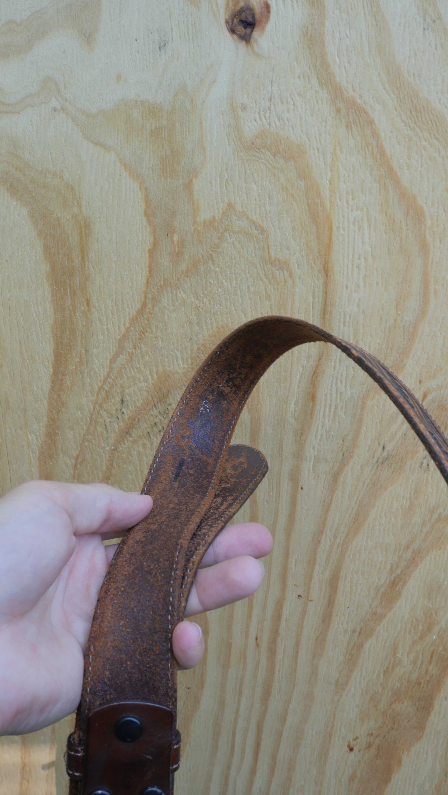 1980s Leather Belt | 32