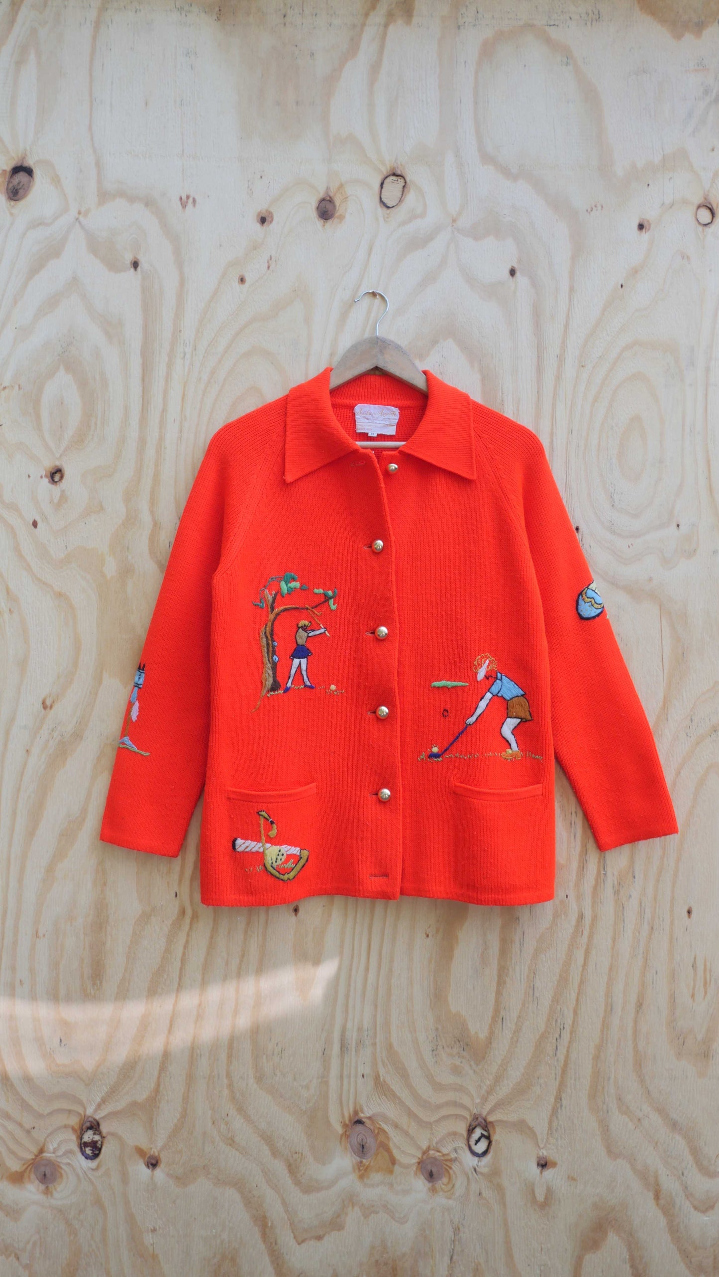 1970s Embroidered Sweater | M