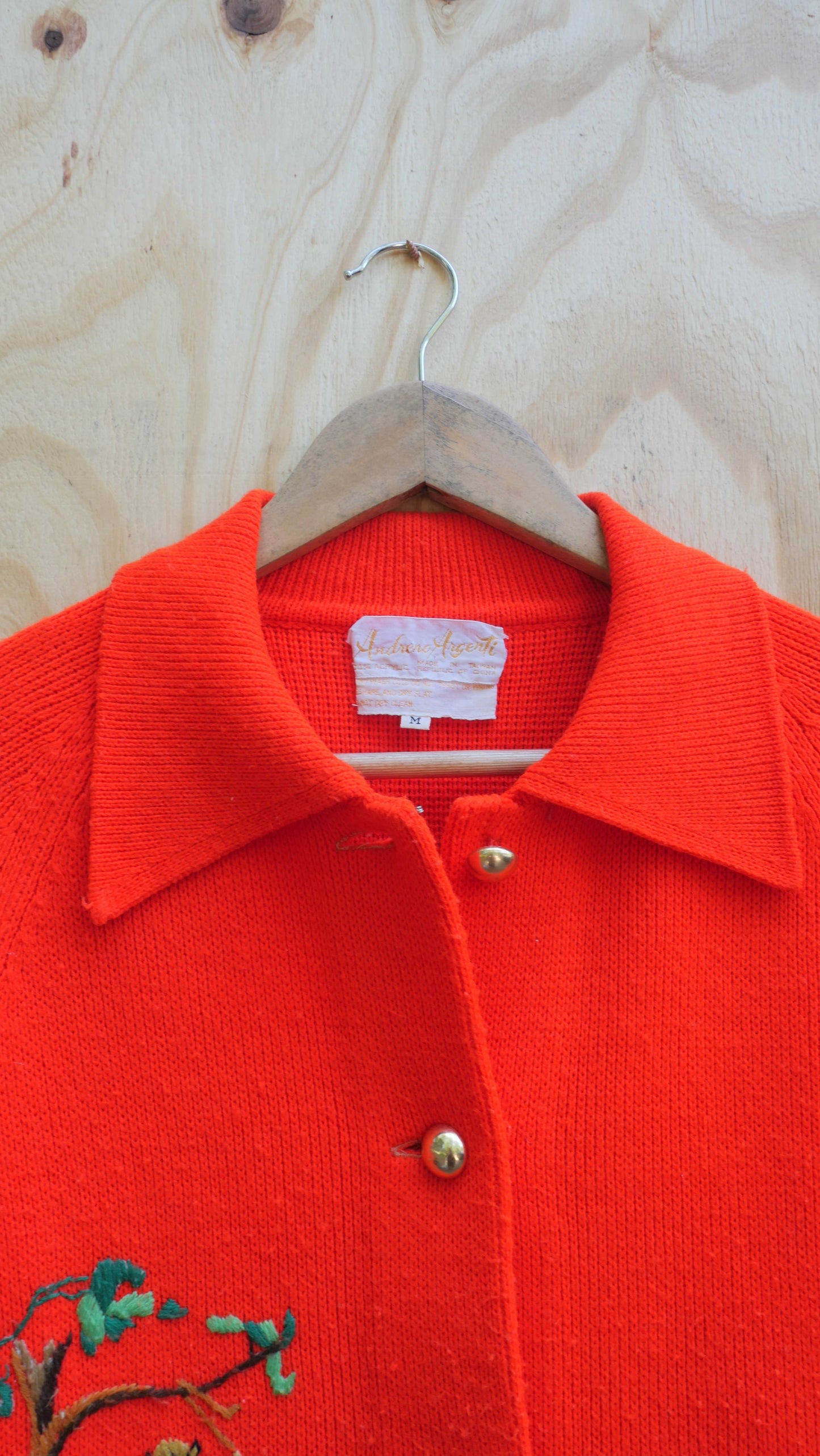 1970s Embroidered Sweater | M
