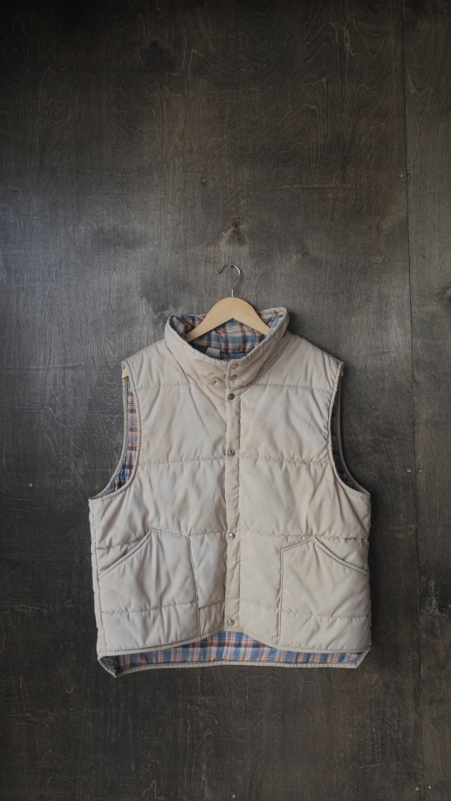 1970s Puffer Vest | XL