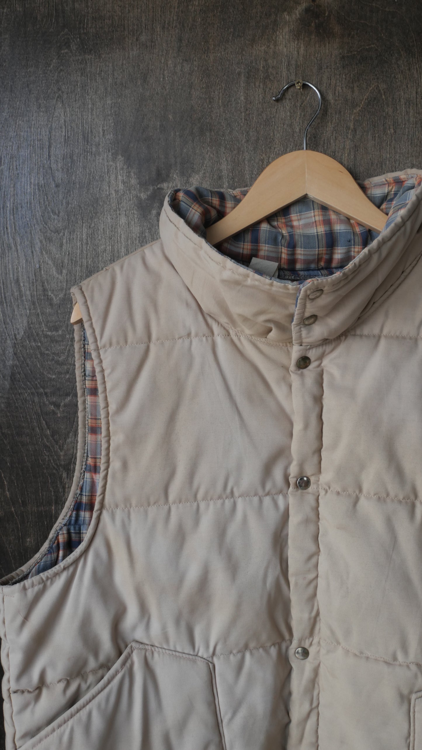 1970s Puffer Vest | XL