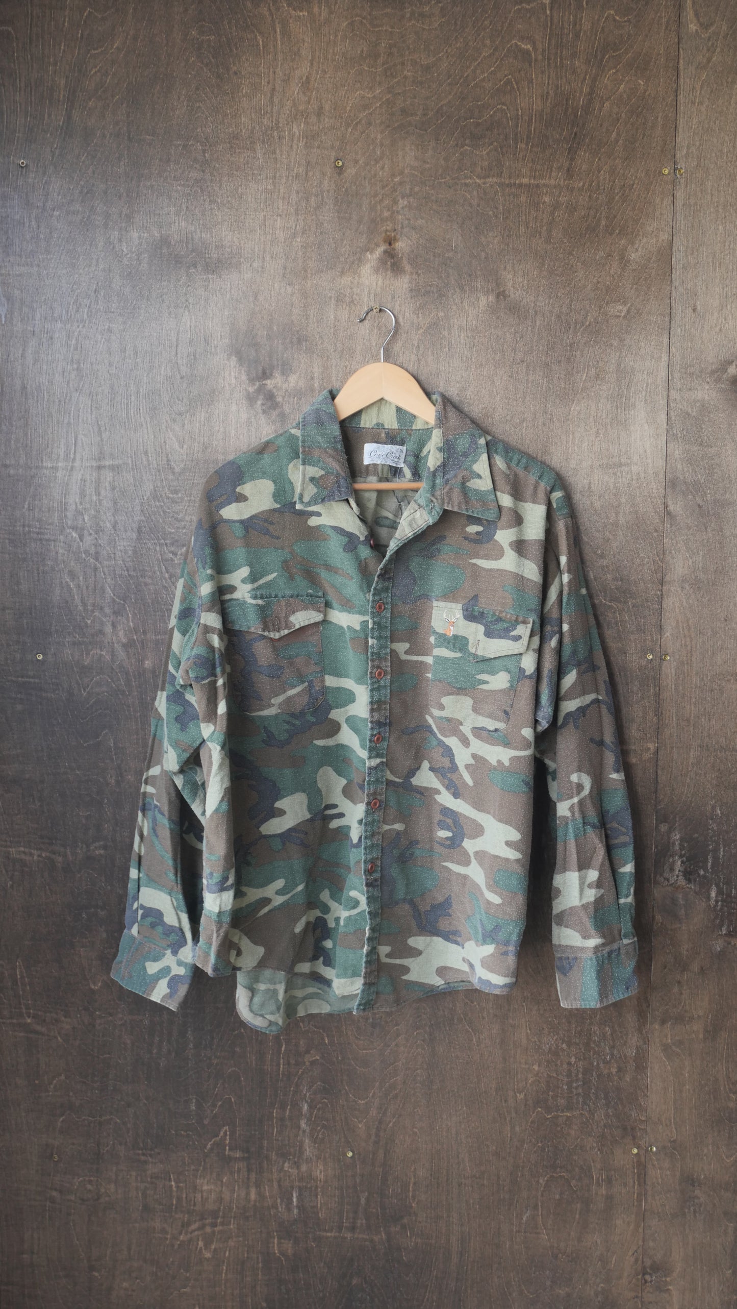 1970s Camo Shirt | XL