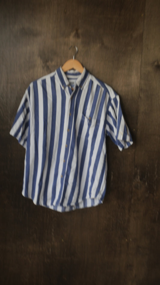 1990s Cotton Button Up | L