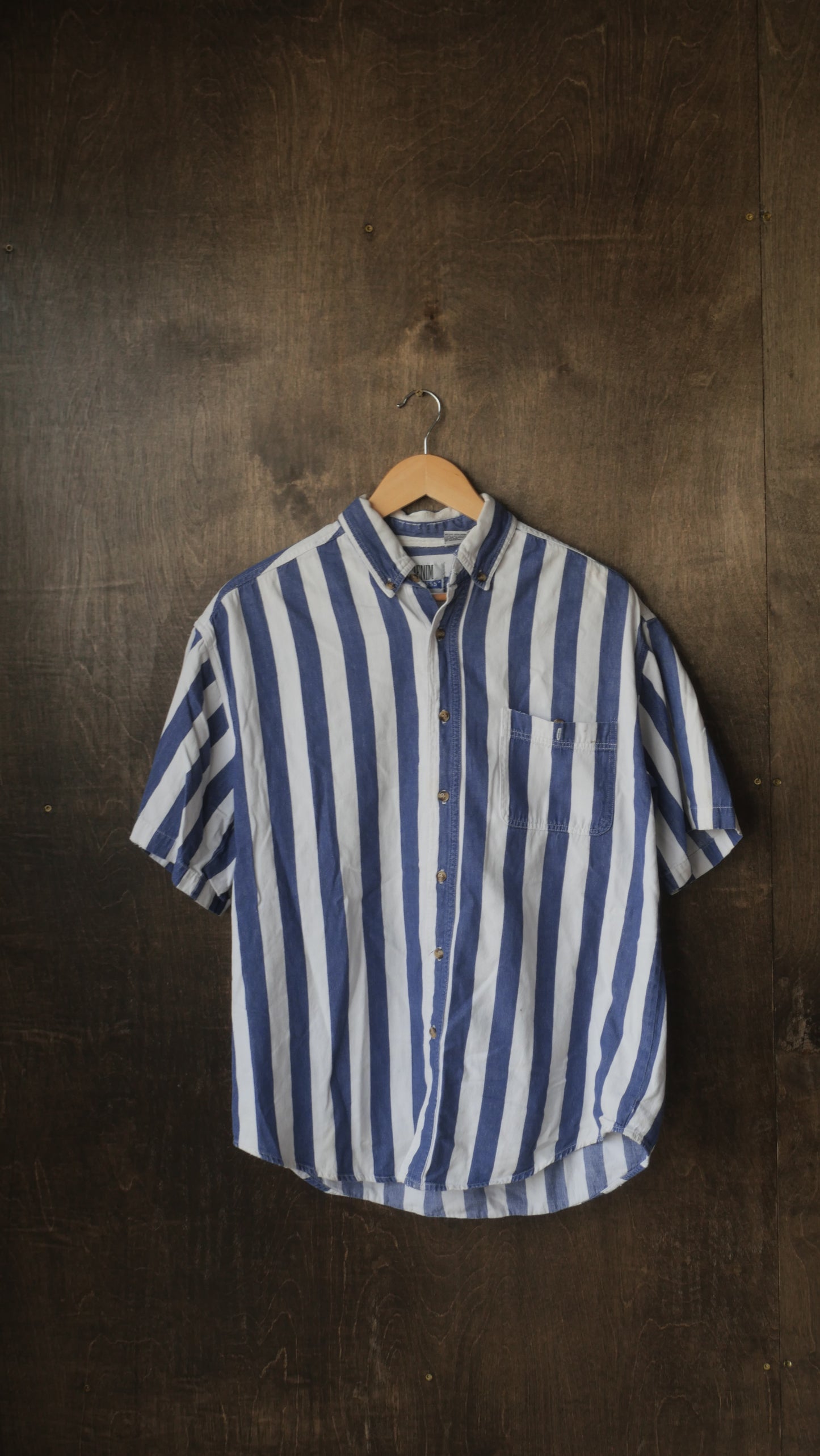 1990s Cotton Button Up | L