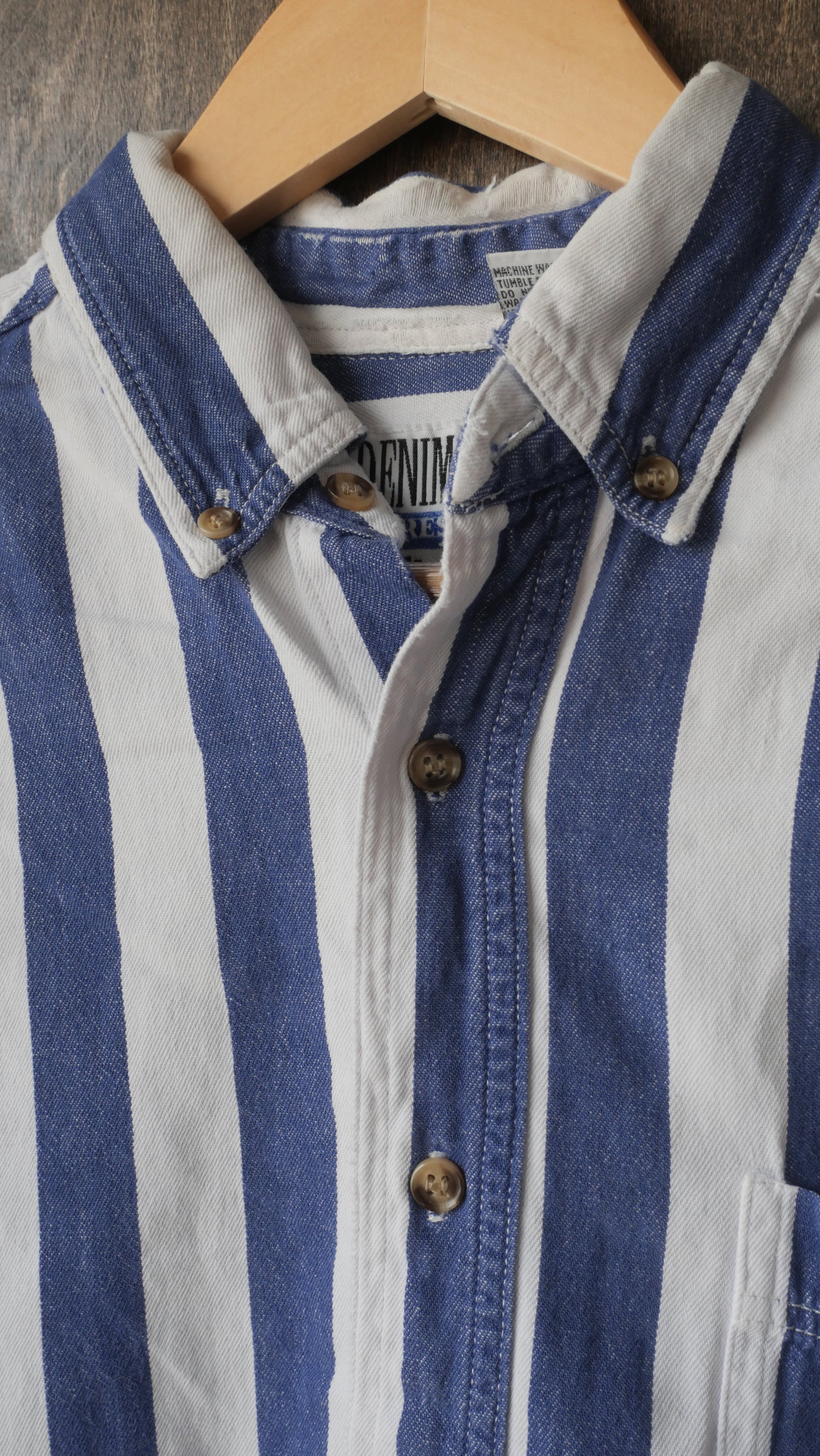 1990s Cotton Button Up | L