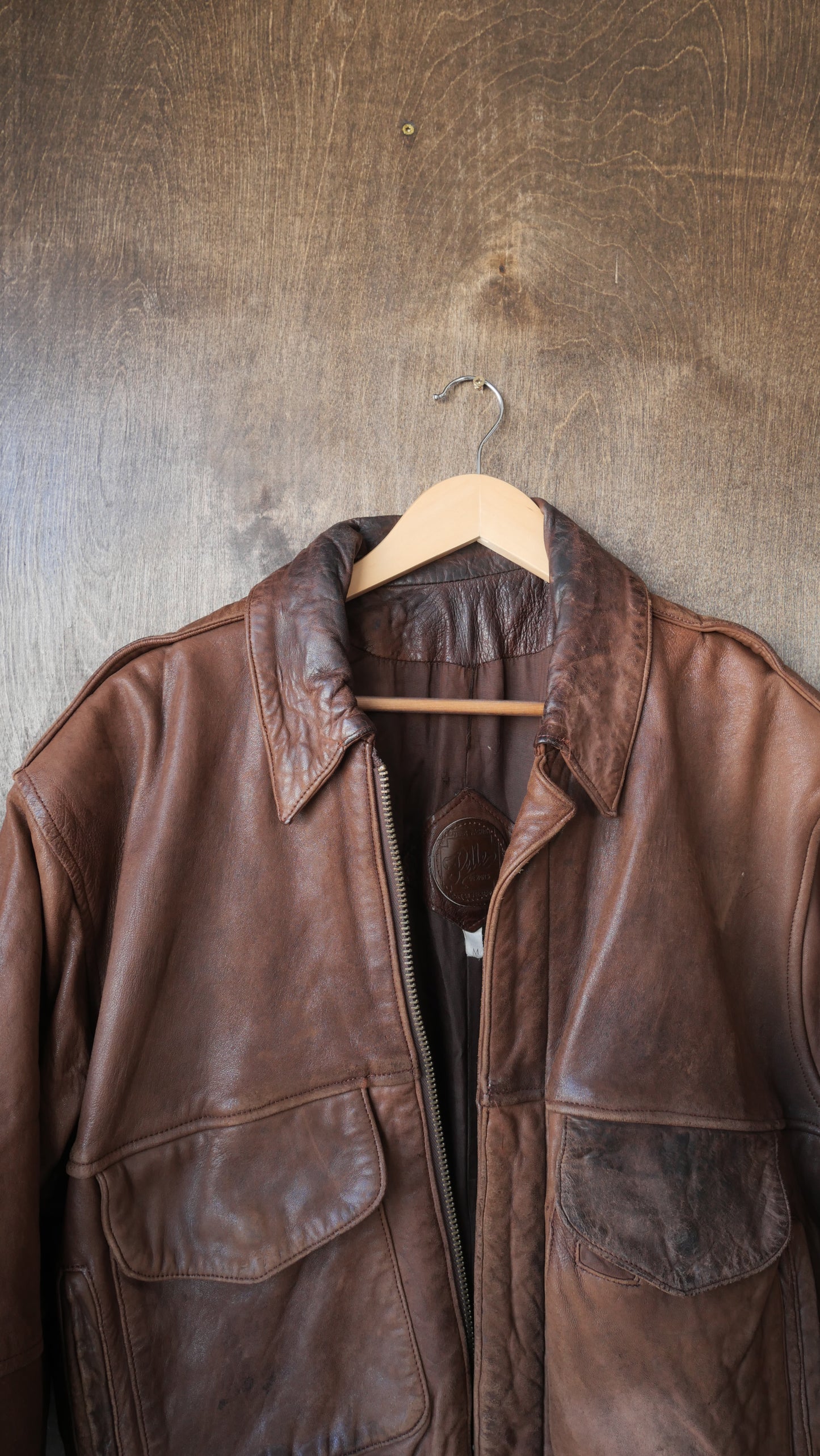1980s Leather Jacket | M
