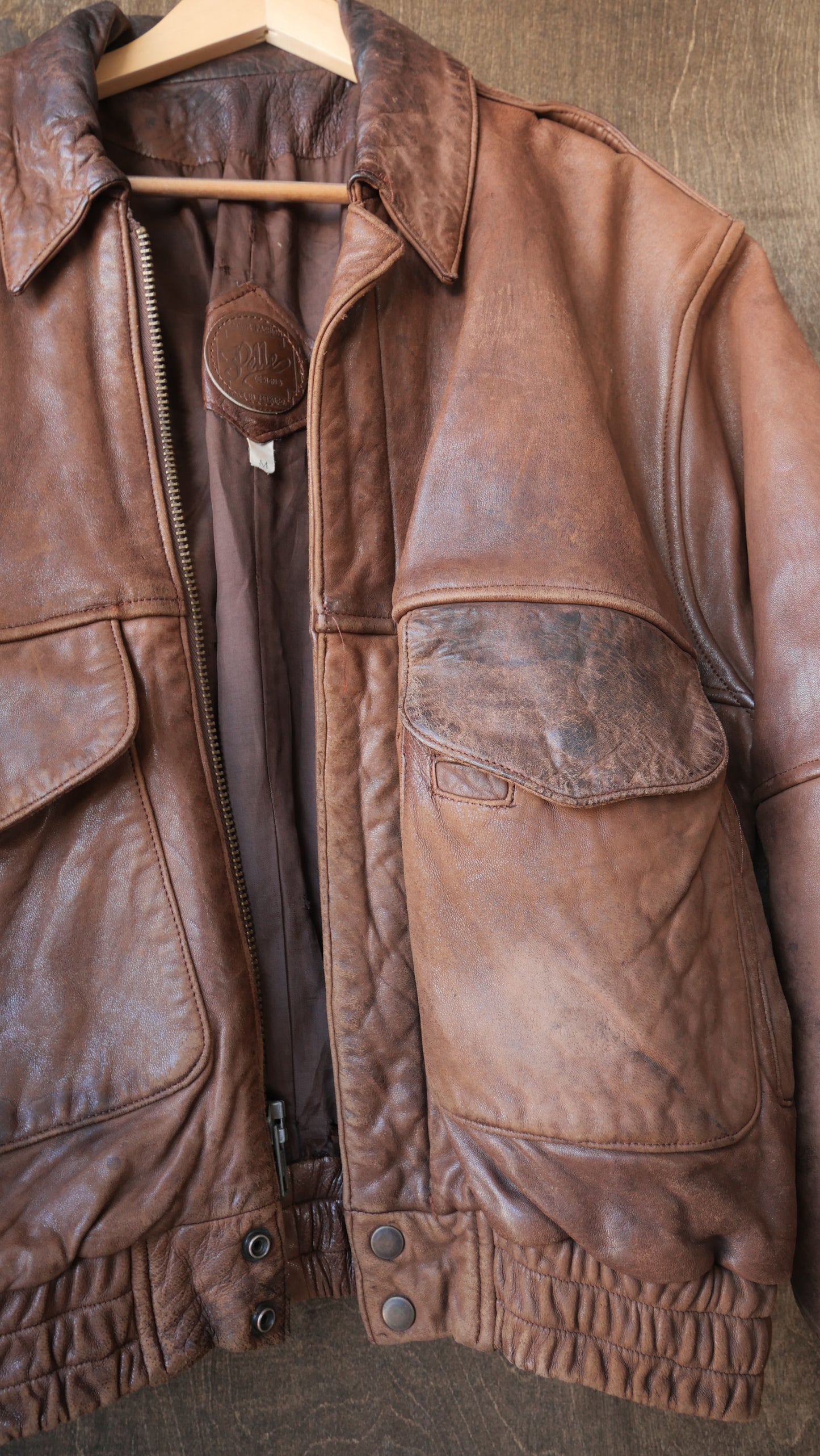 1980s Leather Jacket | M