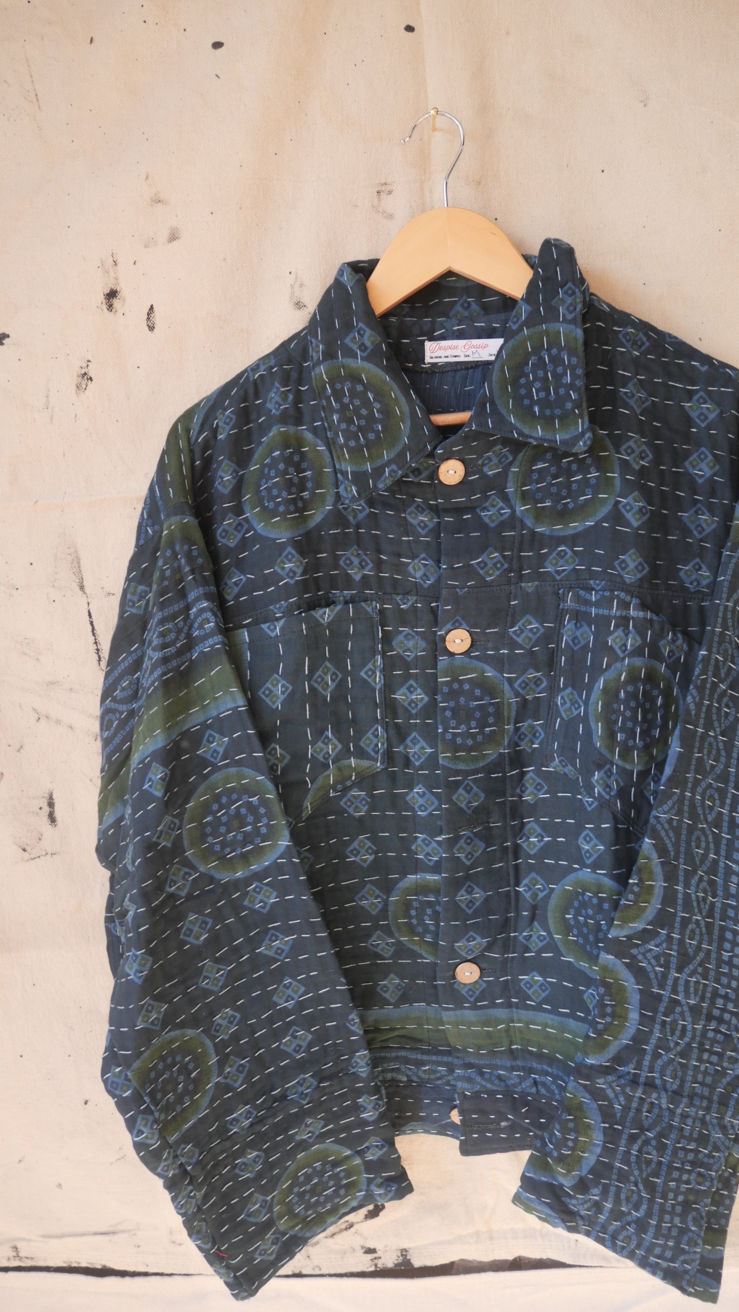 Return - Kantha Trucker Jacket | M