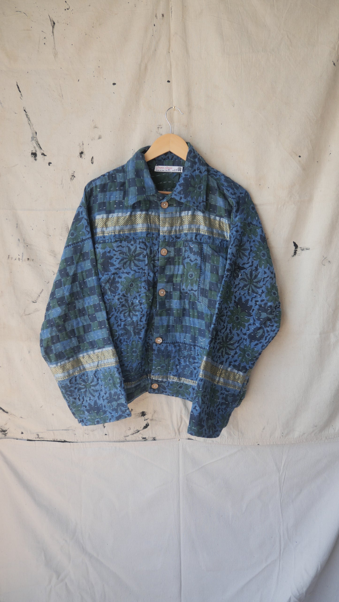 Return - Kantha Trucker Jacket | M