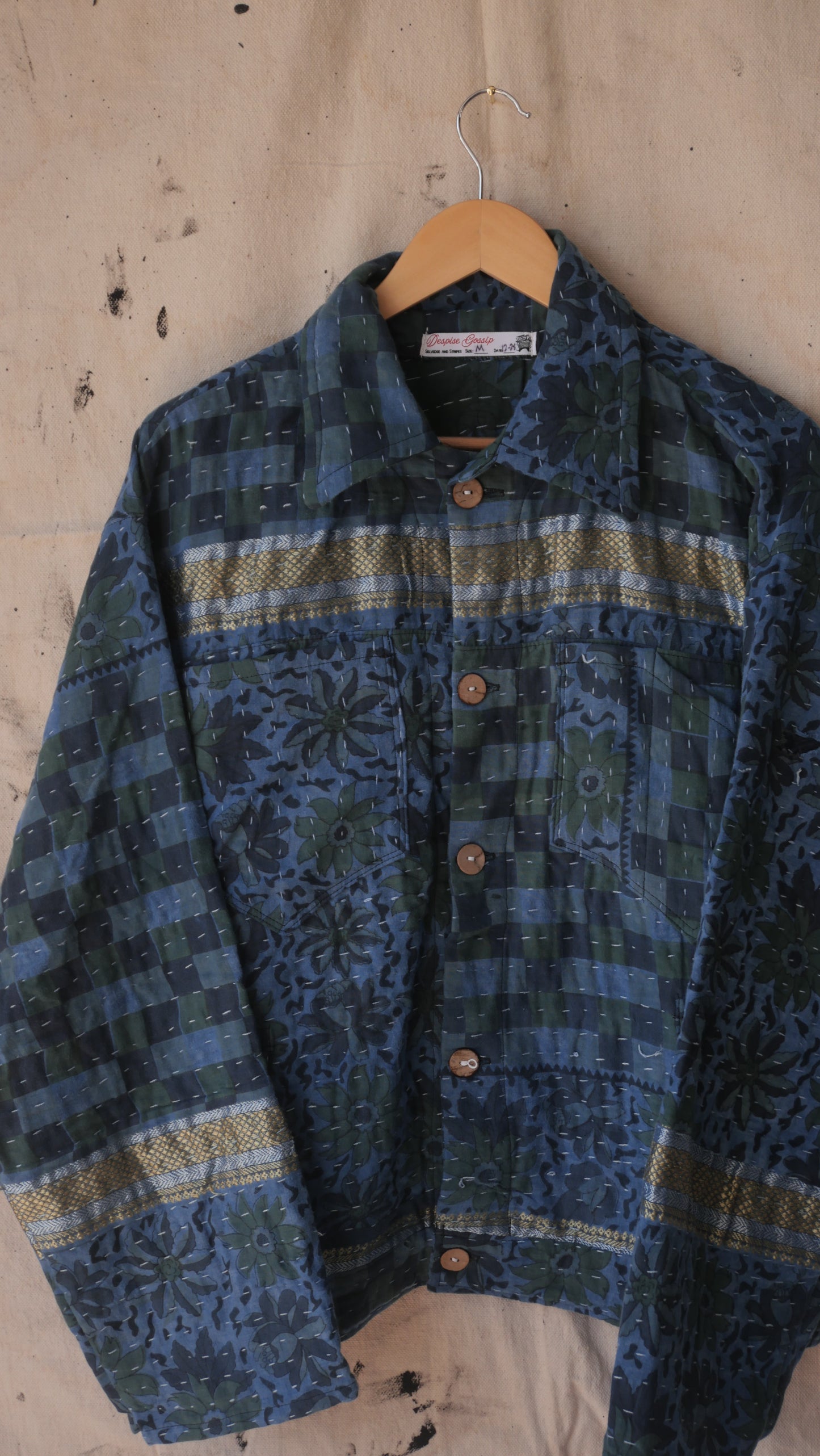 Return - Kantha Trucker Jacket | M