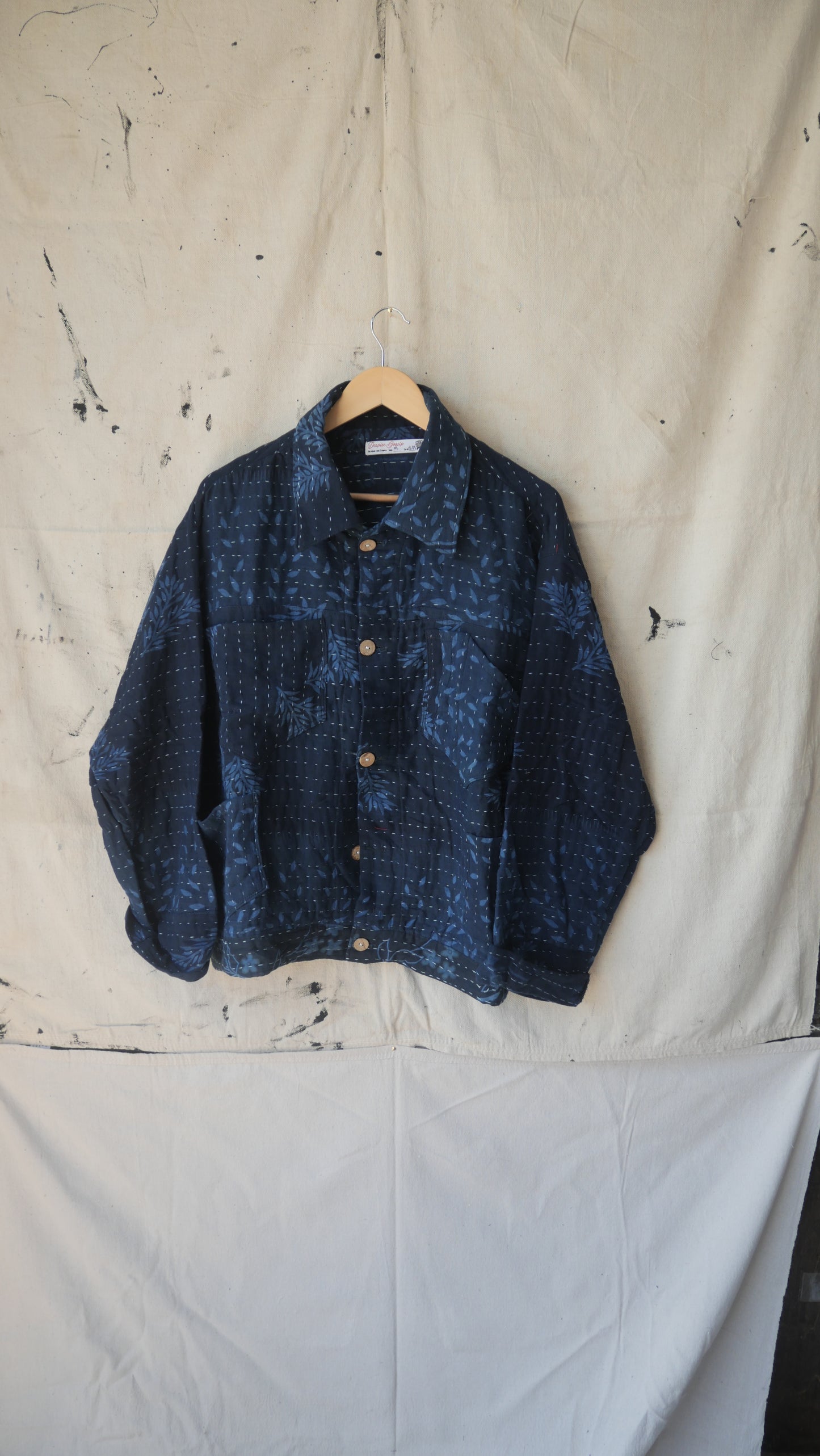 Return - Kantha Trucker Jacket | M