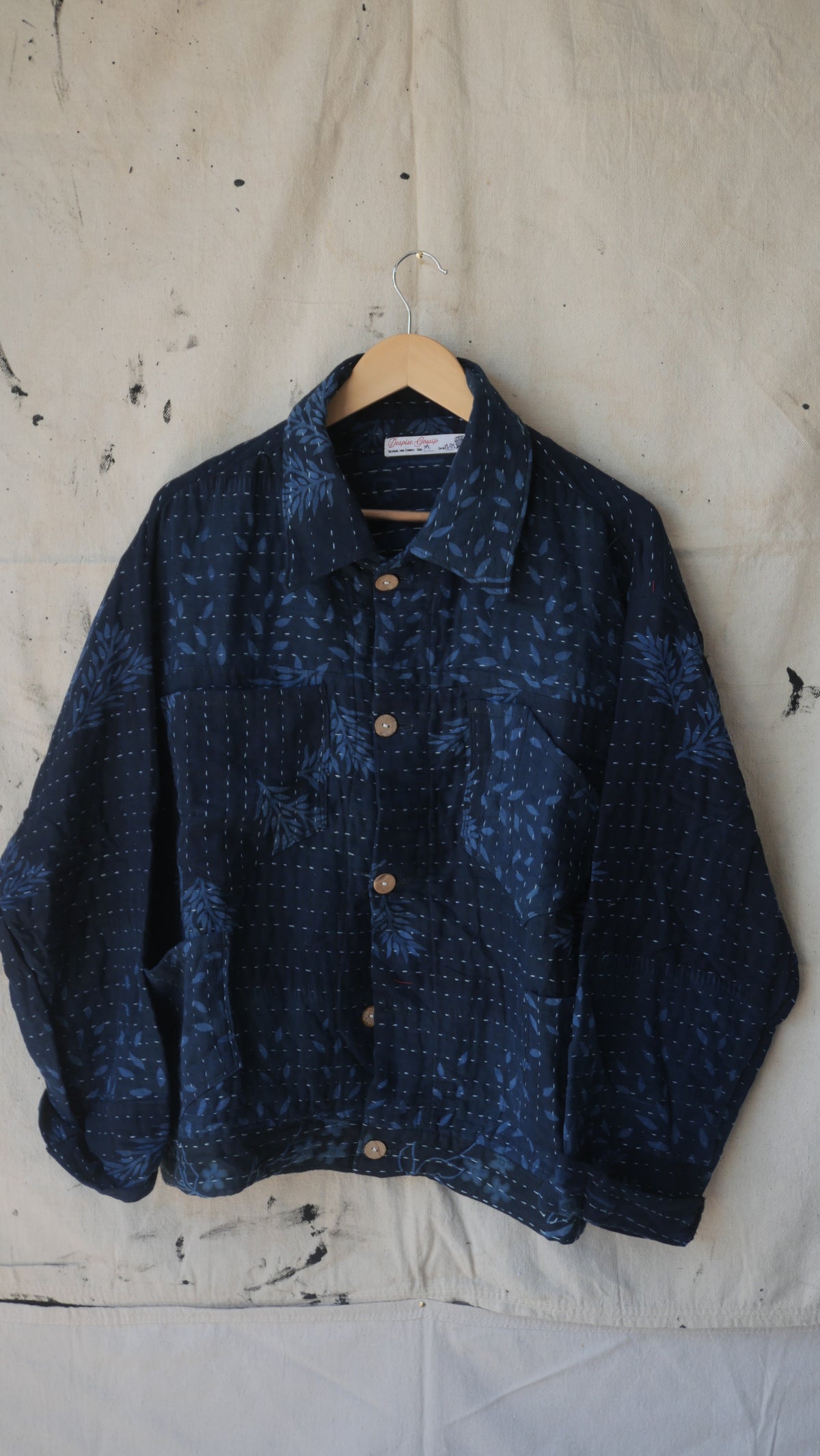 Return - Kantha Trucker Jacket | M
