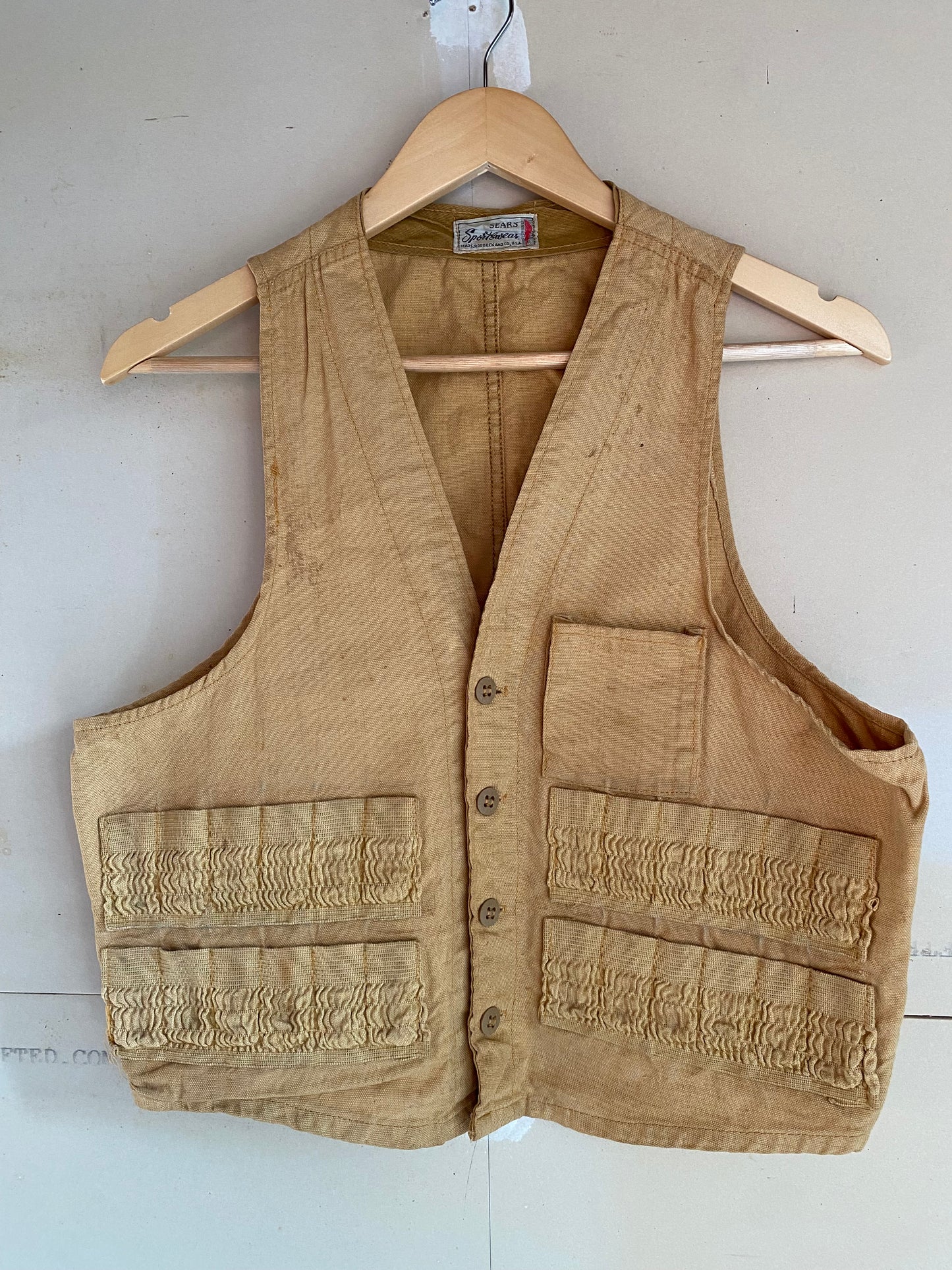 1960s Sears Hunting Vest | S