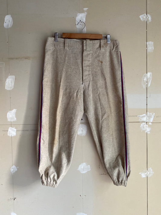 1950s Wool Baseball Pants | 34