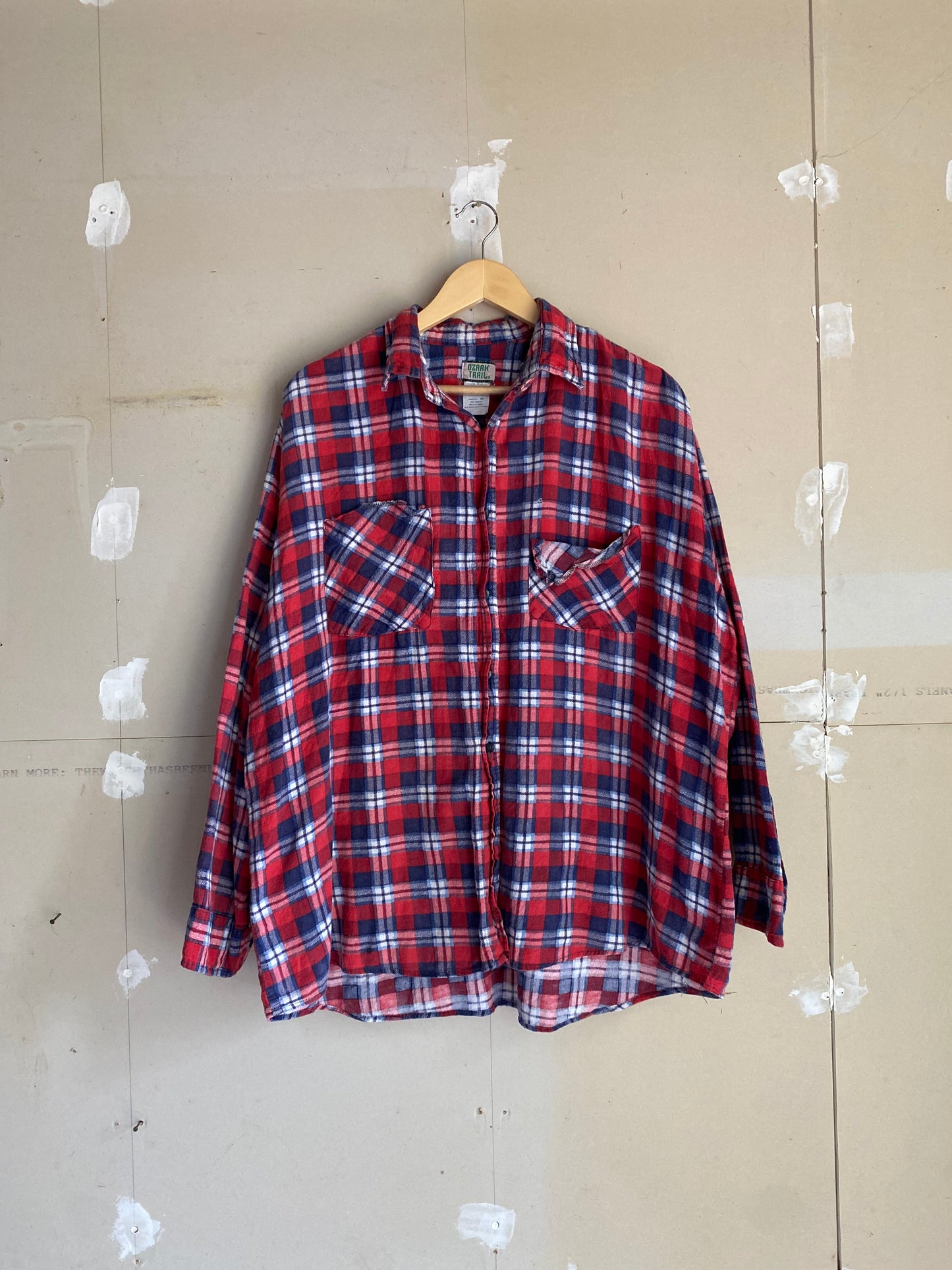 1980s Boxy Faded Flannel | XL