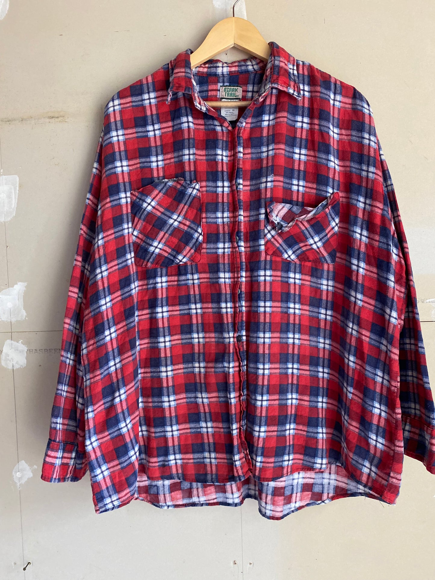 1980s Boxy Faded Flannel | XL