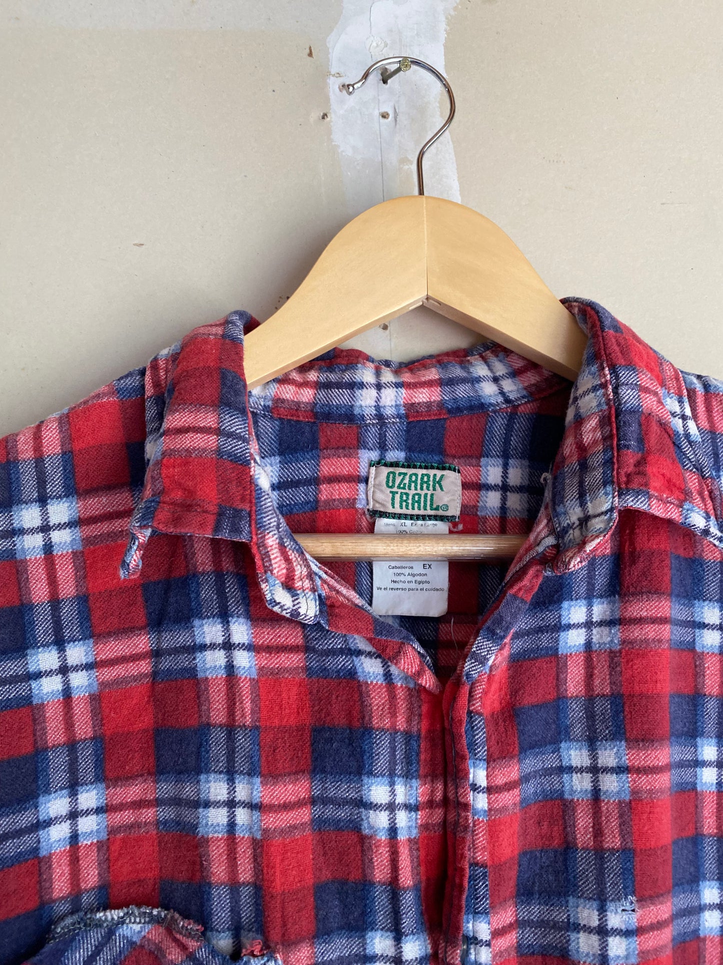 1980s Boxy Faded Flannel | XL