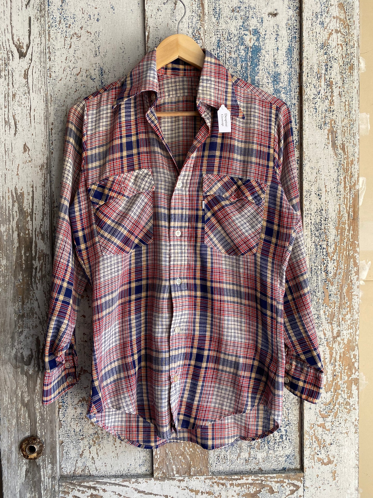 1980s Levi's Plaid Shirt | S