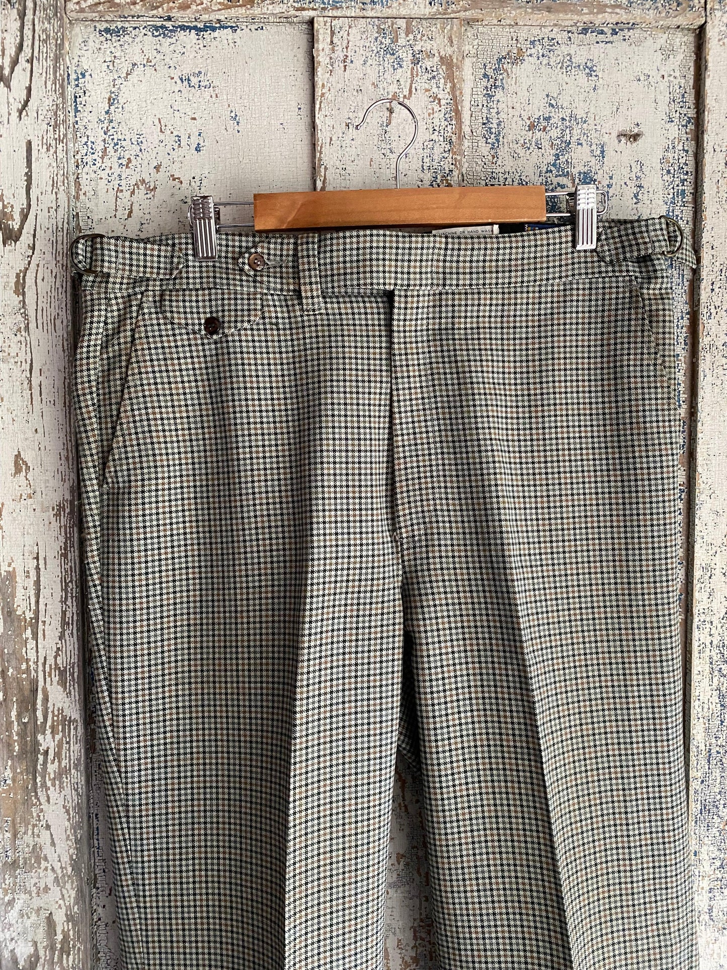 1970s Dee Cee Patterned Slacks | 36