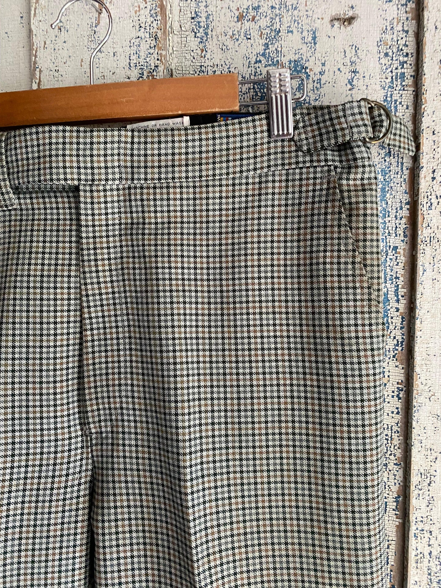 1970s Dee Cee Patterned Slacks | 36