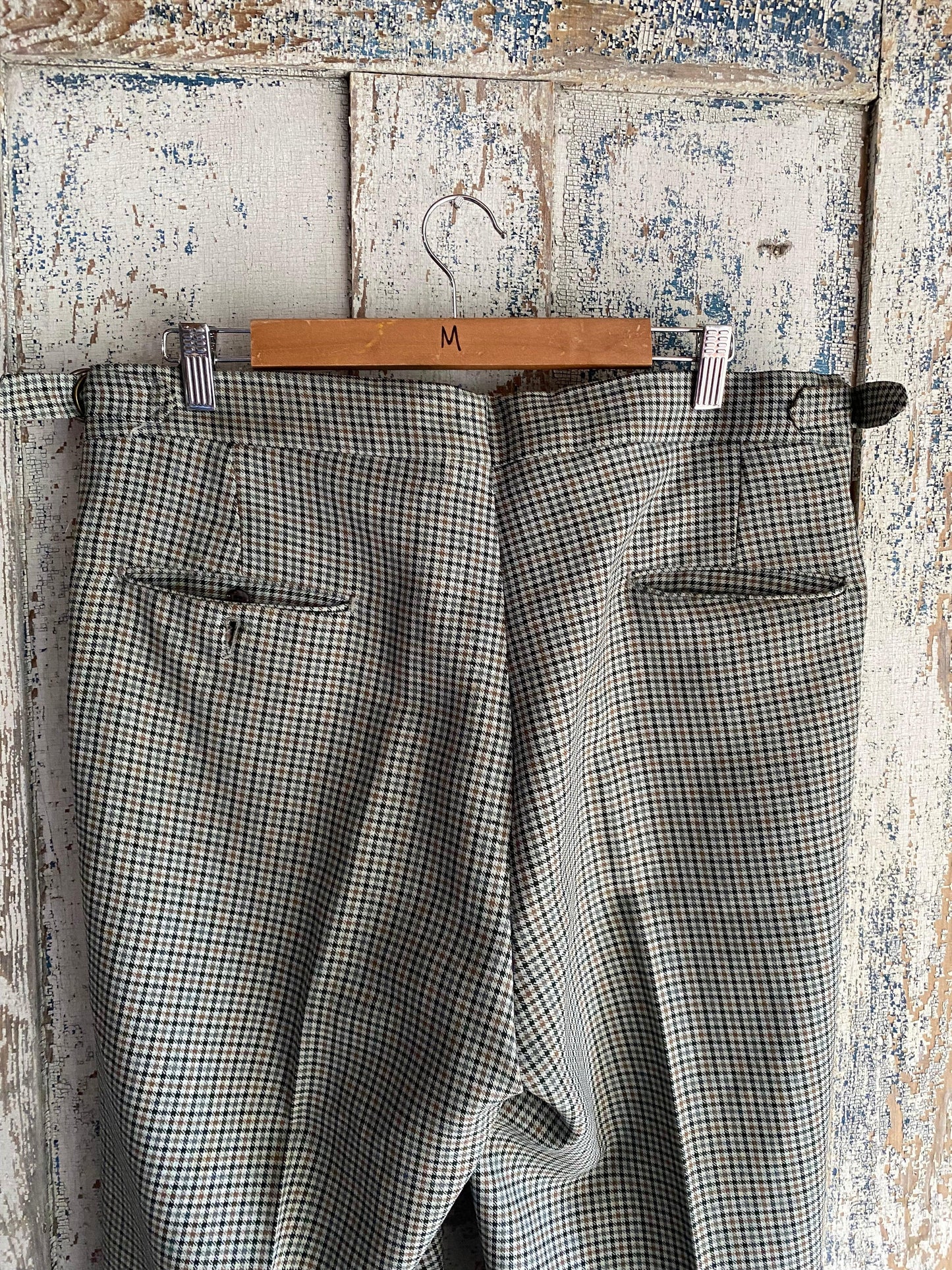 1970s Dee Cee Patterned Slacks | 36