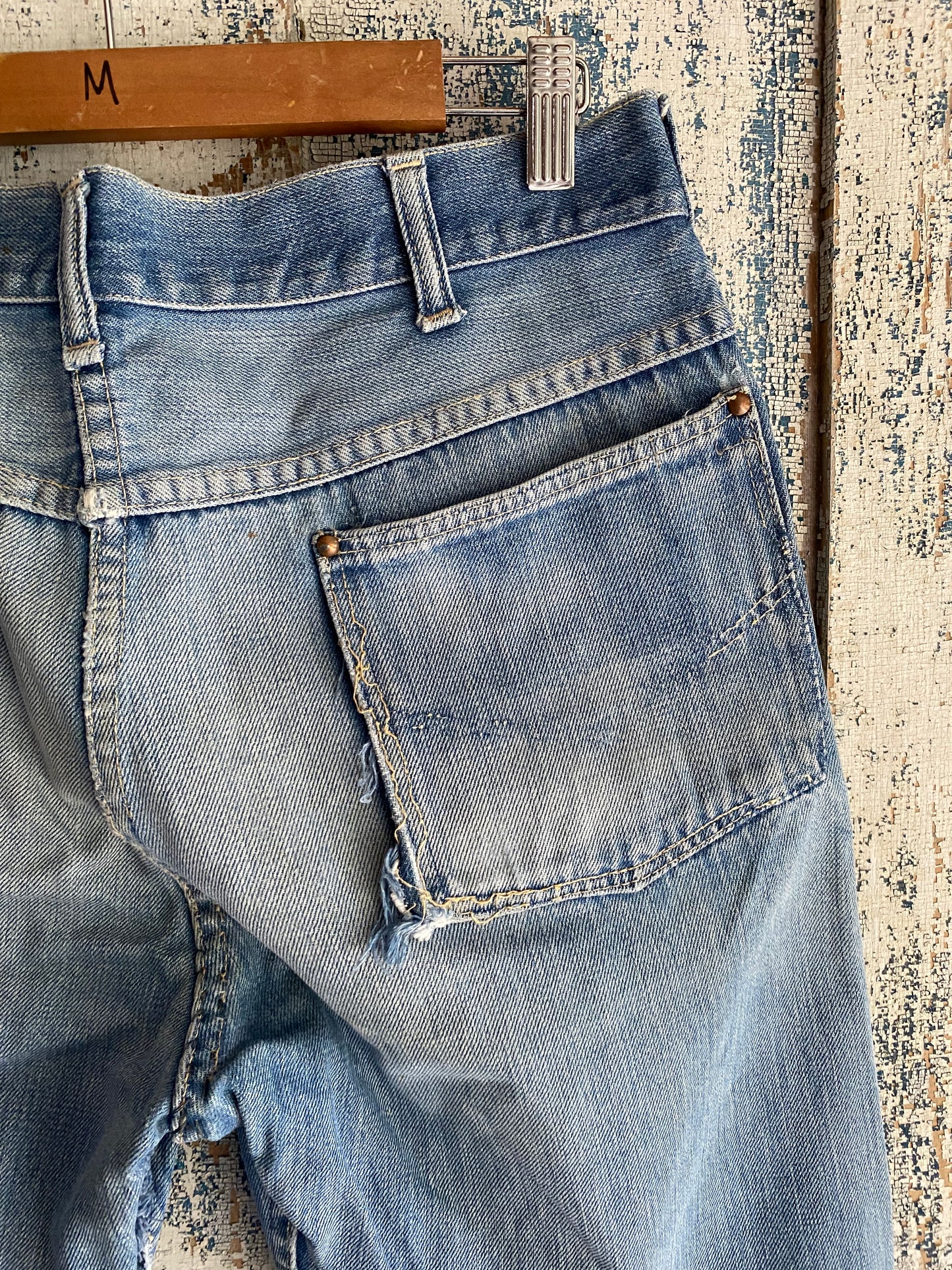 1960s Rivet Denim Shorts | 31