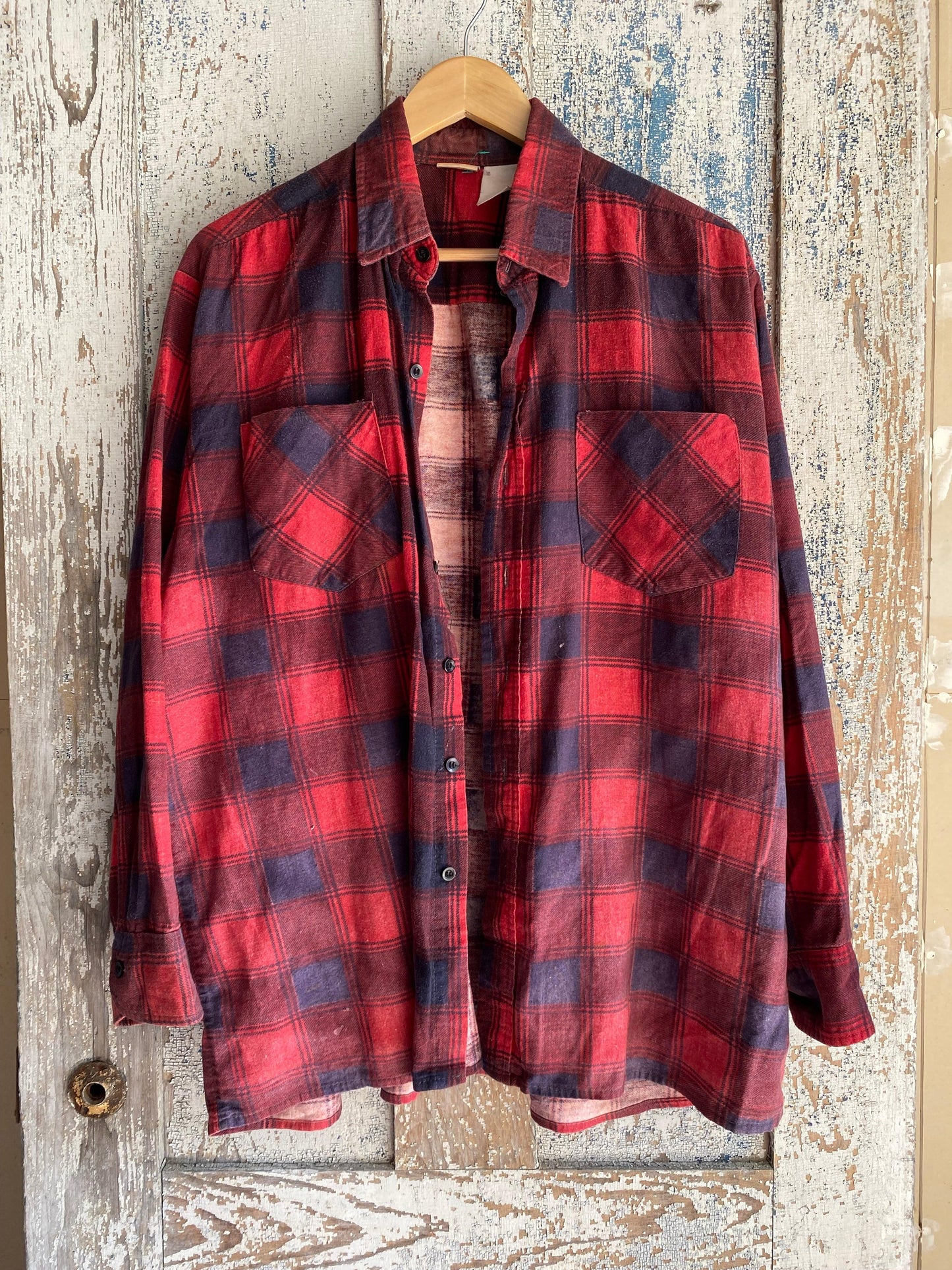 1990s Cotton Flannel | L