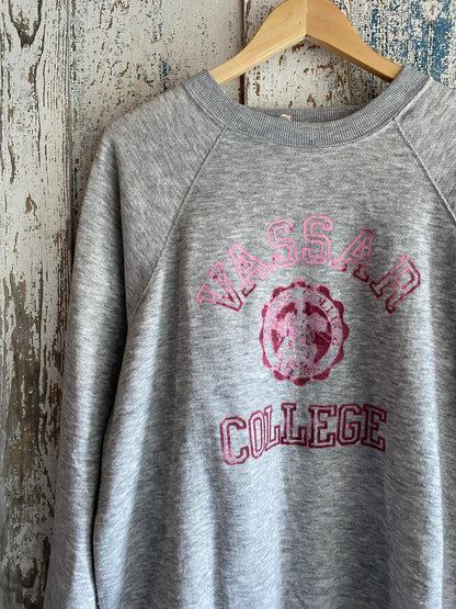 1980s Felt Letter Collegiate Crewneck | L