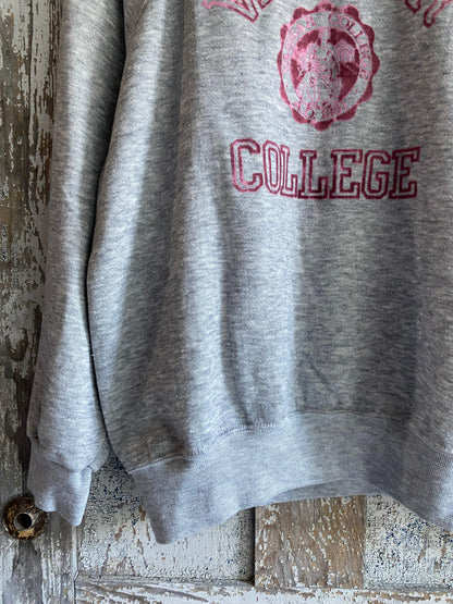 1980s Felt Letter Collegiate Crewneck | L