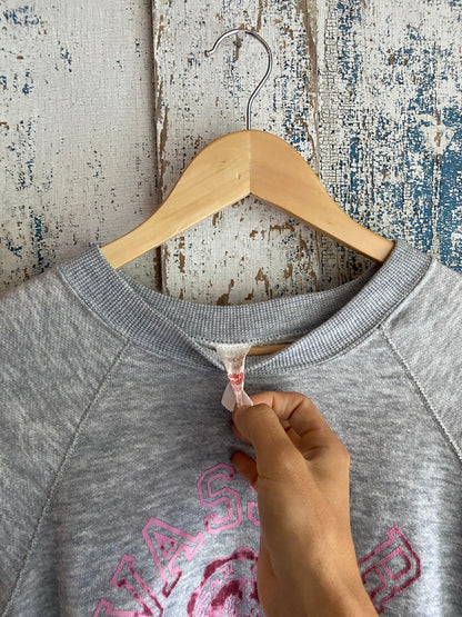 1980s Felt Letter Collegiate Crewneck | L