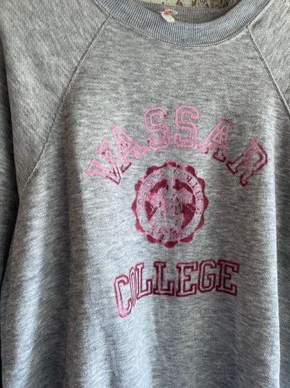 1980s Felt Letter Collegiate Crewneck | L