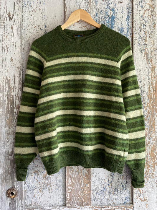1970s Striped Knit Sweater | L