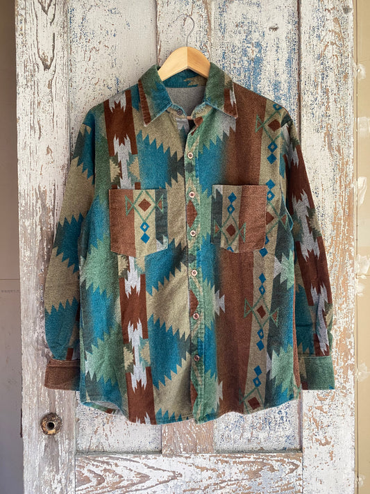 1990s Western Button Up | L