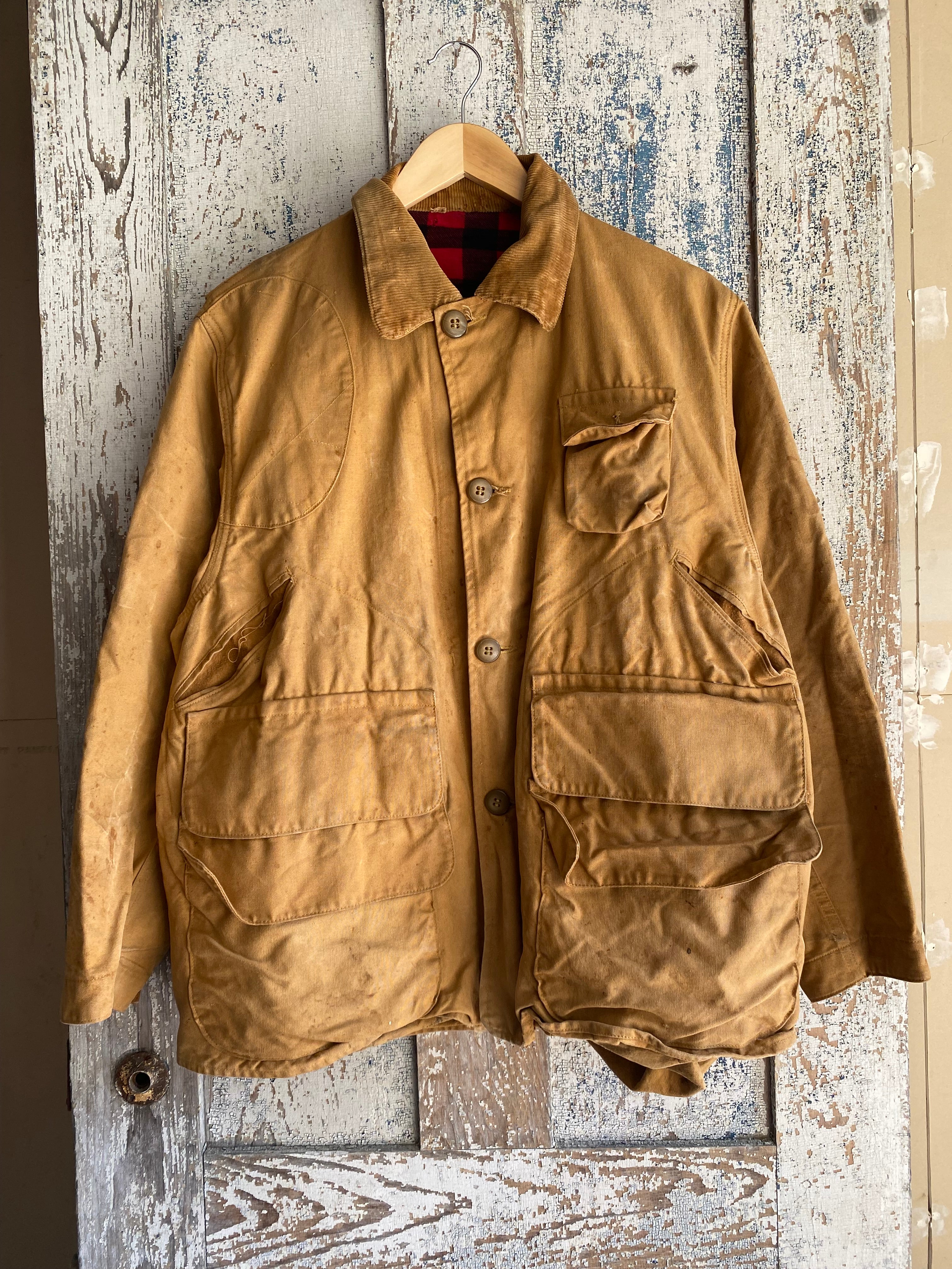 Canvas hunting clearance jacket