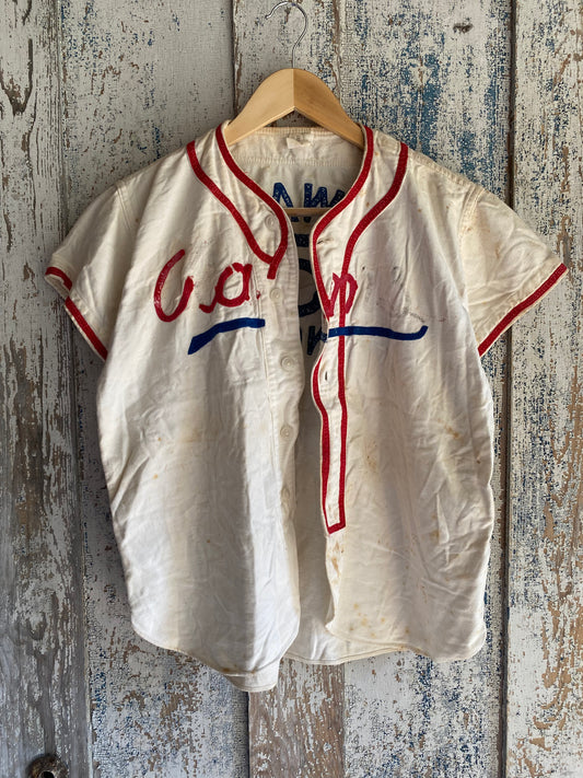 1950s Distressed Baseball Jersey | M