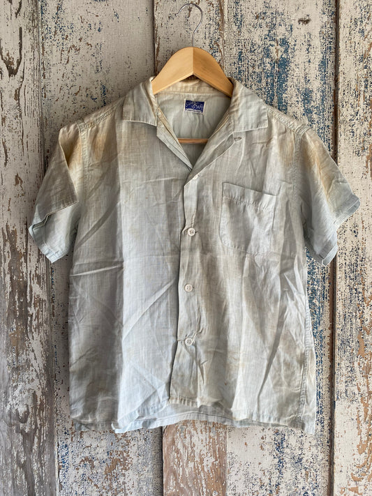 1950s Loop Collar Shirt | S