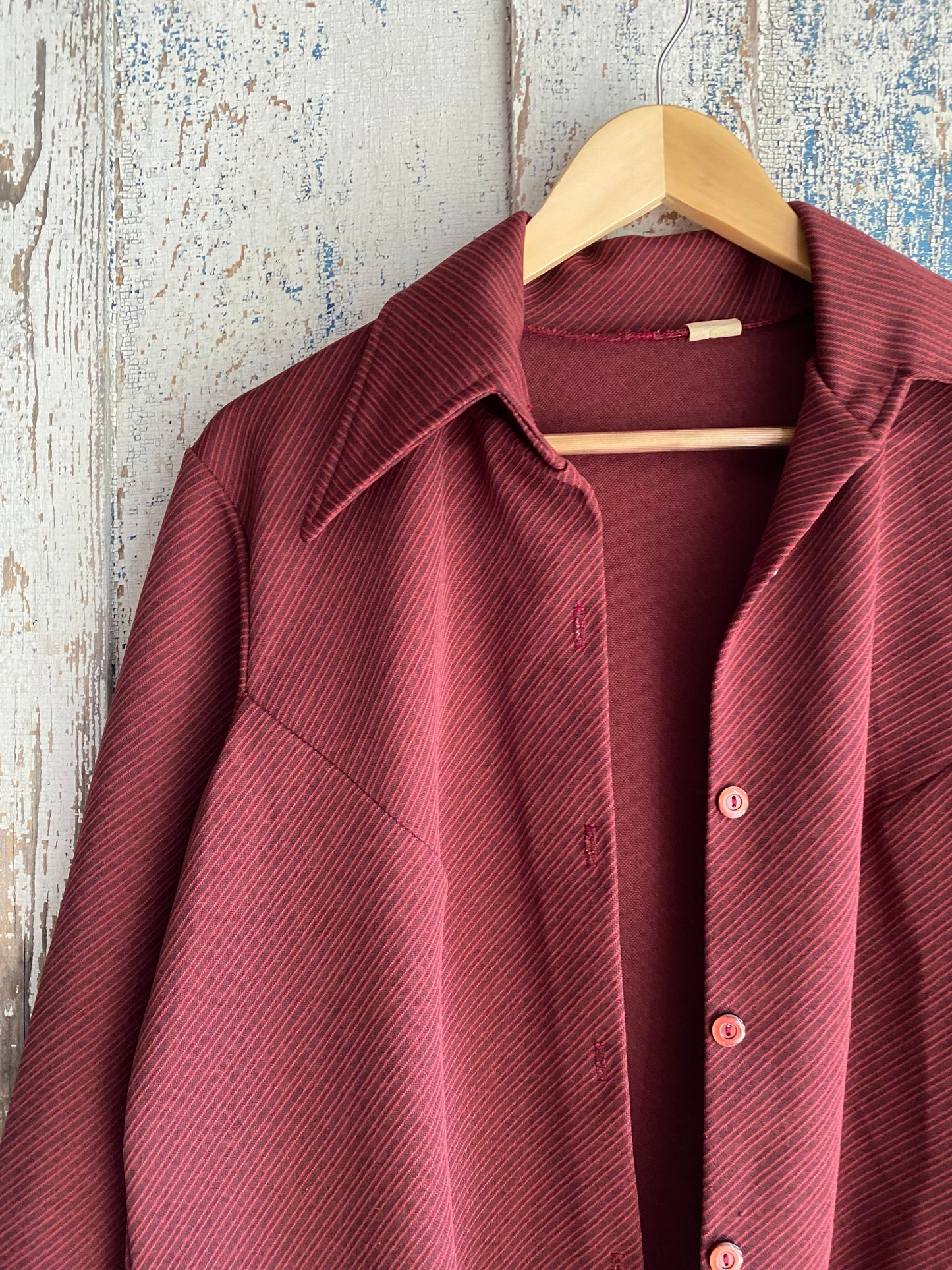 1970s Boxy Button Up | L