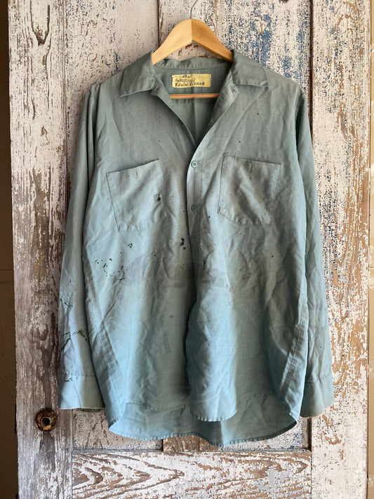 1960s Faded Work Shirt | L