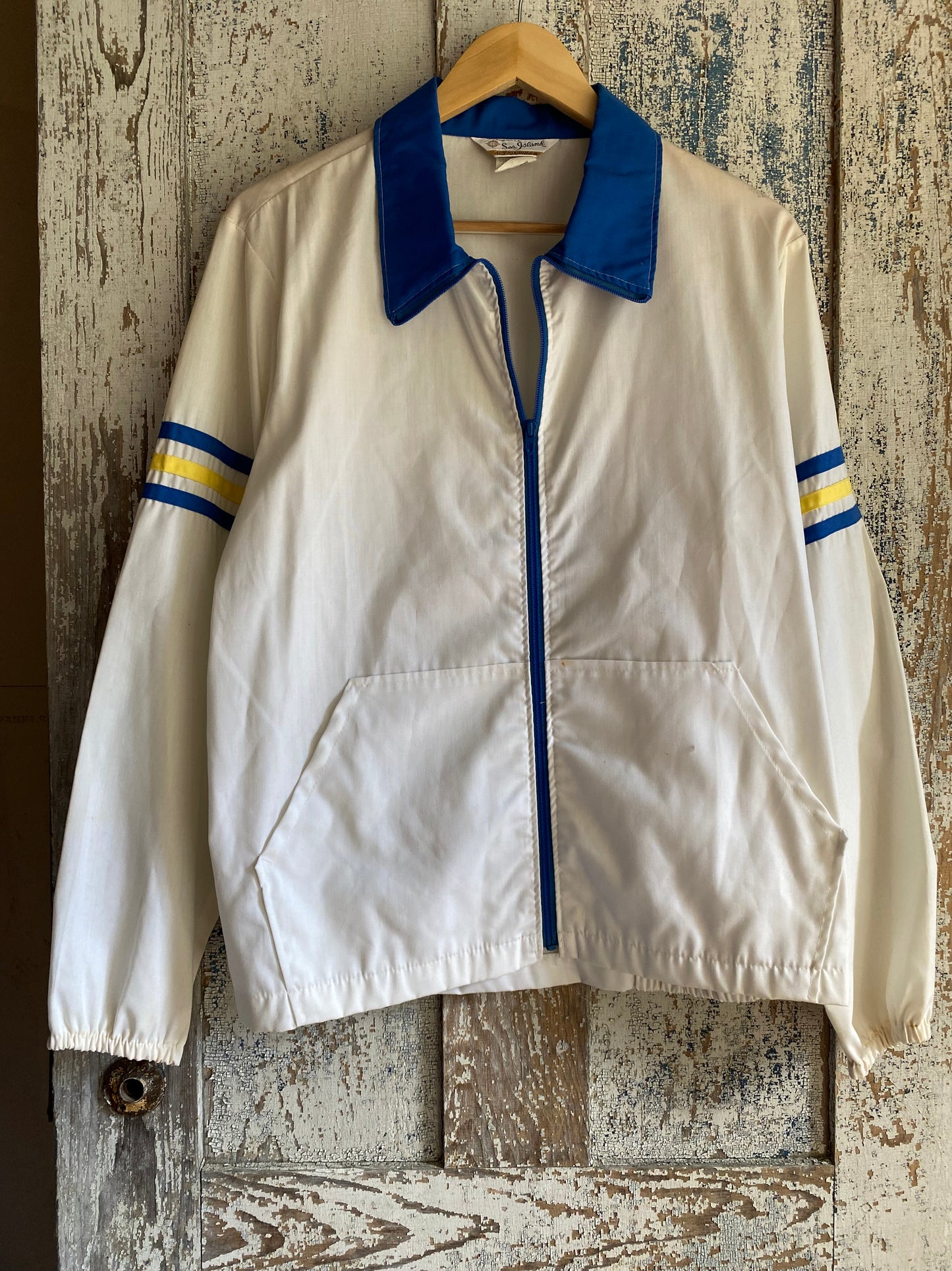 1980s Beach Zip Up | L