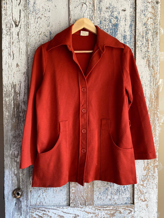 1970s Button Up Overshirt | M
