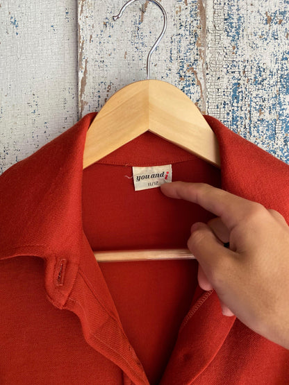 1970s Button Up Overshirt | M