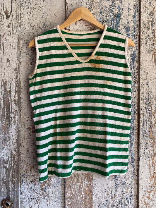 1970s Striped Terry Cloth Tank | M