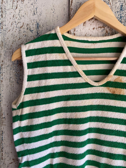 1970s Striped Terry Cloth Tank | M