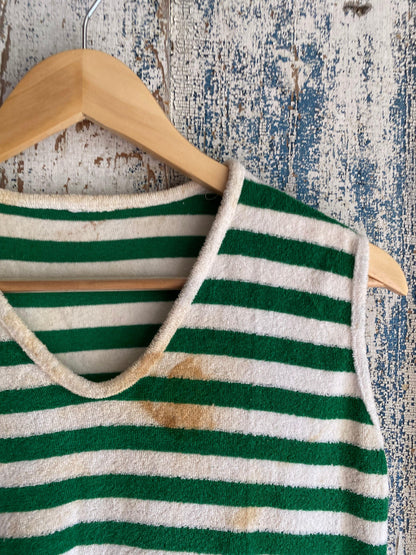 1970s Striped Terry Cloth Tank | M