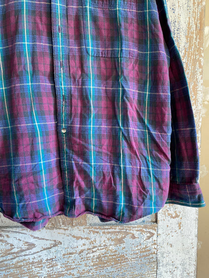 1990s Cotton Flannel | XL