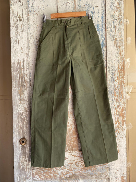 1970s Fatigue Military Pants | 26